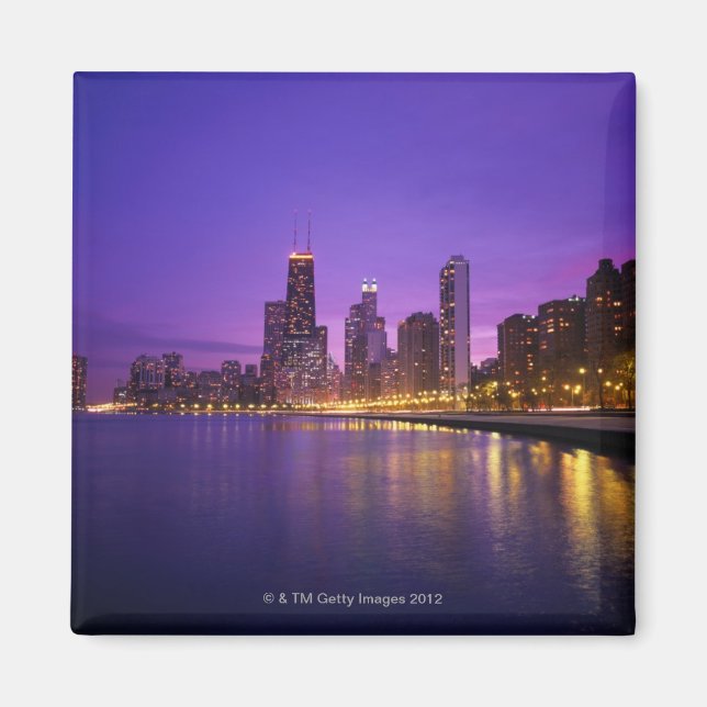 Chicago Skyline Magnet (Front)