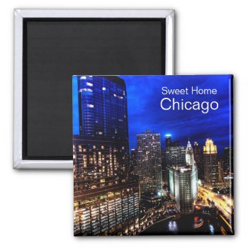 Chicago Skyline Magnet by TheWorldOutside at Zazzle