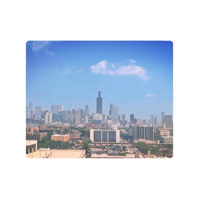 Chicago Skyline Metal Print (Front)