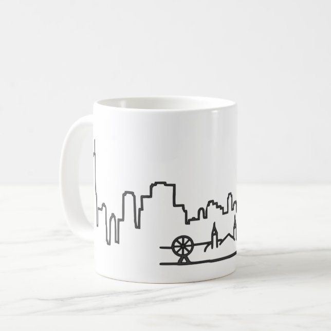 Chicago Skyline Mug (Front Left)