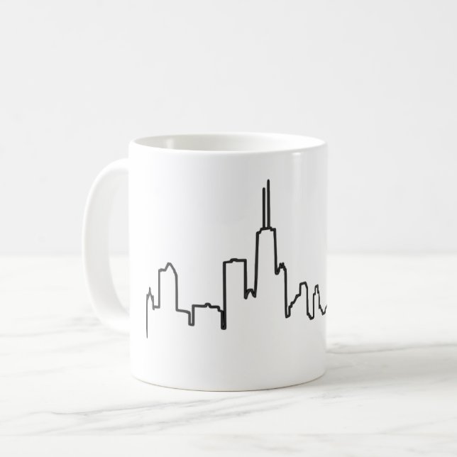 Chicago Skyline Mug (Front Left)