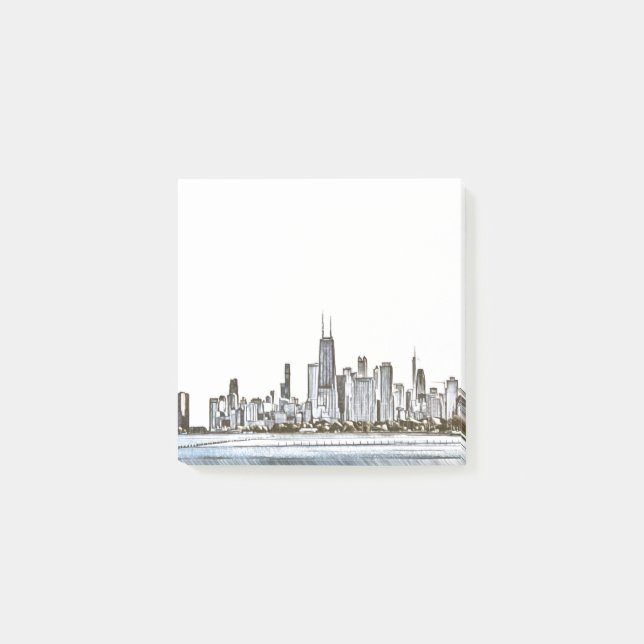 Chicago Skyline Notes (Front)