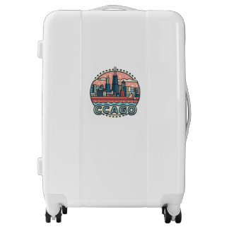 Chicago Skyline On The go A Traveler's Perspective Luggage
