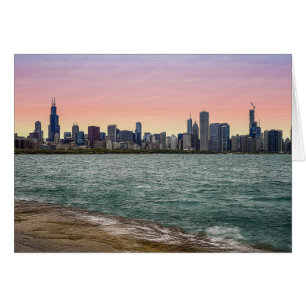 Chicago Skyline Painterly Cards