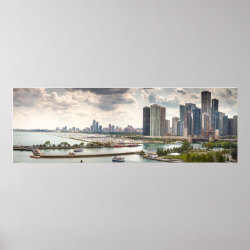 Chicago Skyline Pictures Poster