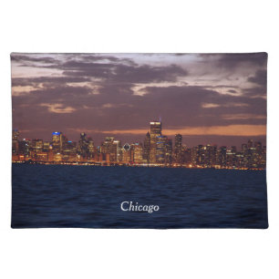 Chicago Skyline placemat
