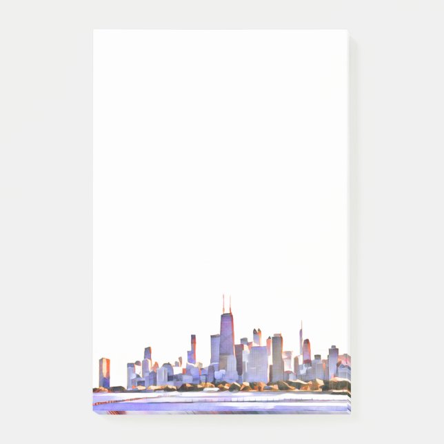 Chicago Skyline Post-it-Notes Notes (Front)