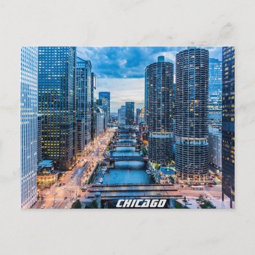 Chicago Skyline Postcard