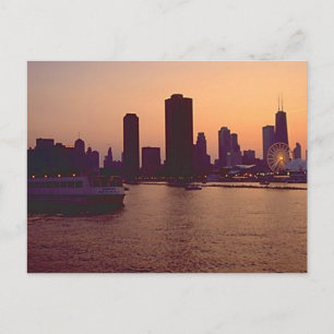 Chicago Skyline Postcard