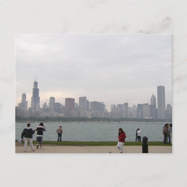 Chicago skyline postcard (Front)