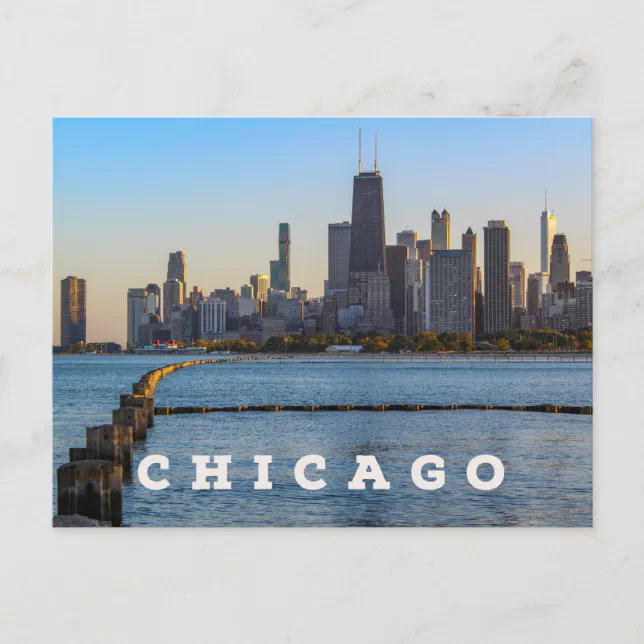 Chicago Skyline Postcard | Zazzle