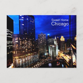 Chicago Skyline Postcard by TheWorldOutside at Zazzle