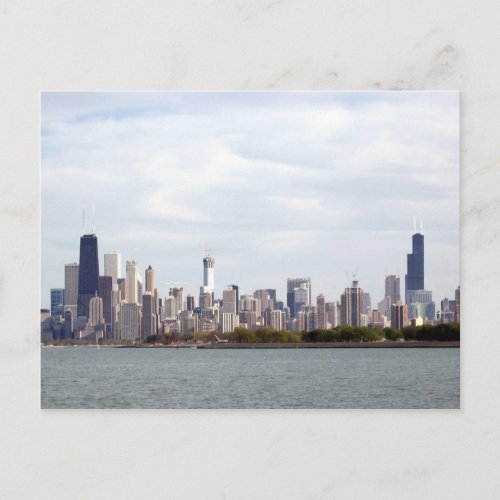 Chicago Skyline Postcard