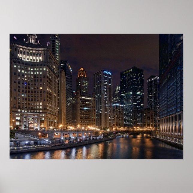 Chicago Skyline Poster (Front)