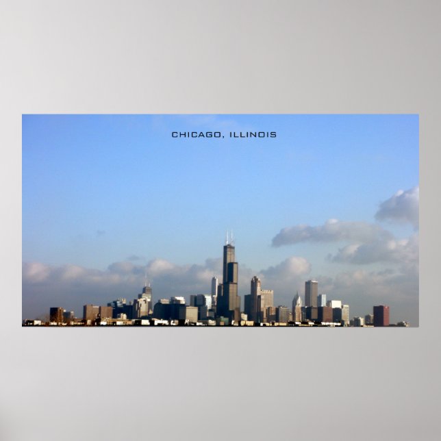 Chicago Skyline Poster (Front)