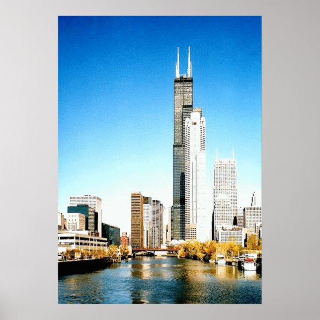 Chicago Skyline Poster (Front)
