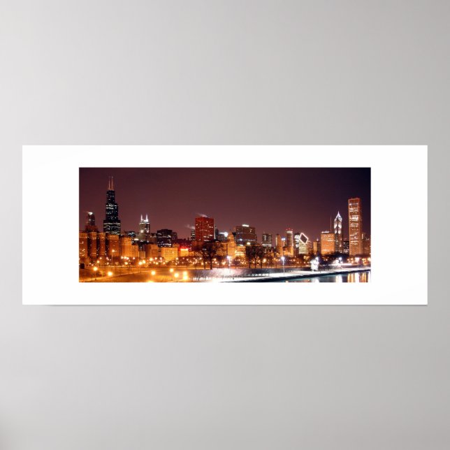 Chicago Skyline Poster (Front)