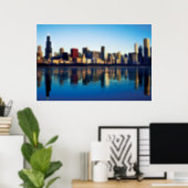 Chicago Skyline Poster | Zazzle