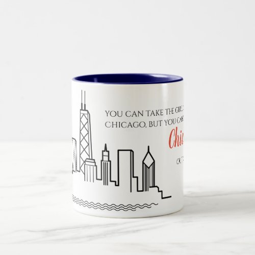 Chicago Skyline Quote Mug