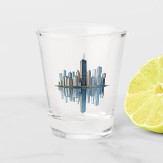 Chicago Skyline Shot Glass