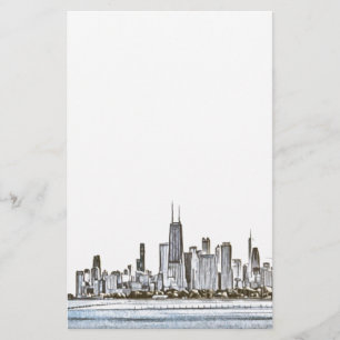 Chicago Skyline Stationery