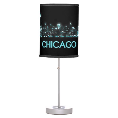 Chicago Skyline Table Lamp