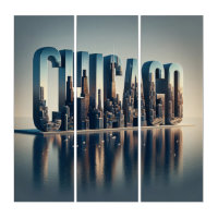 Chicago Skyline Text