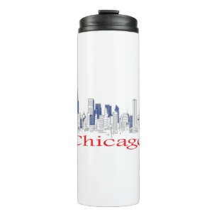 Chicago-Skyline Thermal Tumbler