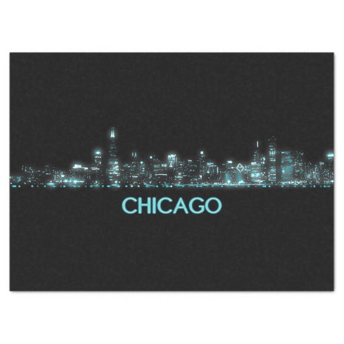 Chicago Skyline Tissue Paper