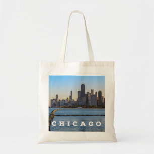 Chicago Skyline Tote Bag