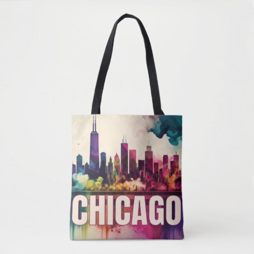 Chicago Skyline  Tote Bag