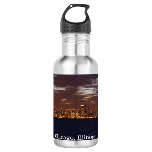 Chicago Skyline water bottle