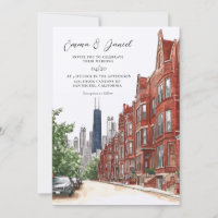 Chicago Skyline Wedding