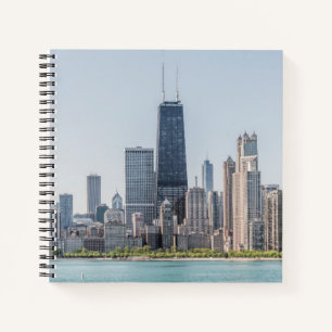 Chicago Skyline With Lake Michigan Notebook