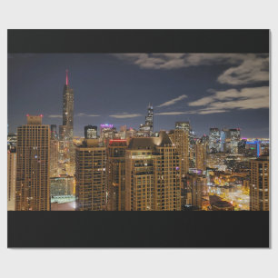 Chicago Skyline Wrapping Paper