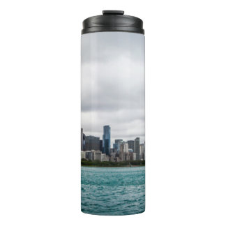 Chicago skylinechicago, skyline, aerial, architect thermal tumbler