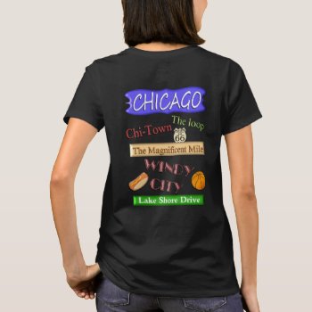 Chicago Souvenir T-shirt by ImpressImages at Zazzle