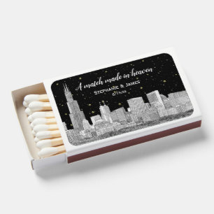 Chicago Starry Skyline #3 Match Made in Heaven