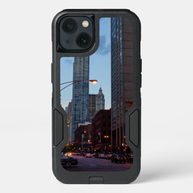 Chicago Street Scene OtterBox Samsung Galaxy Case (Back)