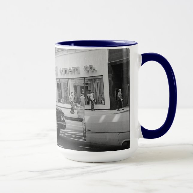 Chicago Streets 1967 Altman Camera Company  Cars Mug (Right)