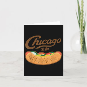 Chicago Style Hot Dog Summer  Card