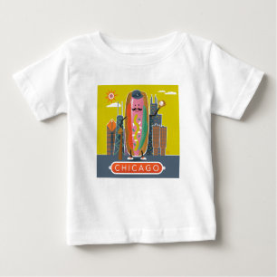Chicago-Style Hotdog Baby T-Shirt