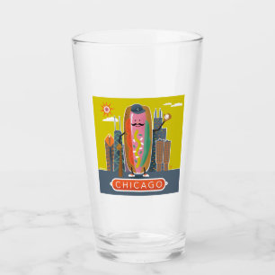 Chicago-Style Hotdog Glass