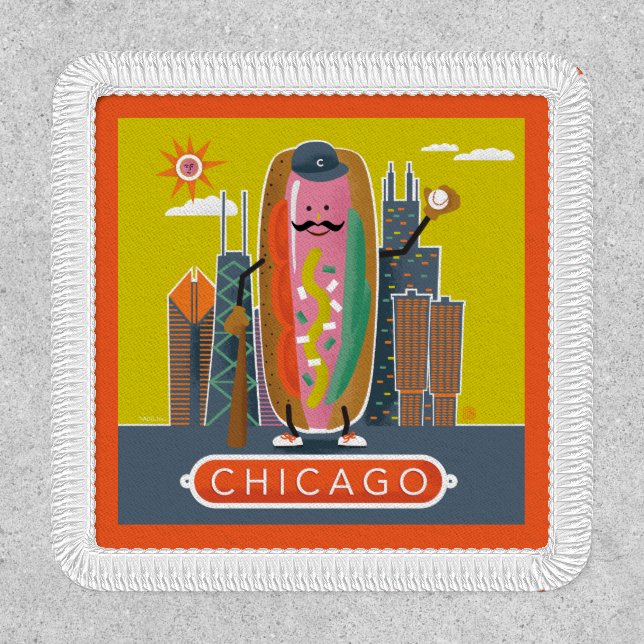 Chicago-Style Hotdog Patch (Front)