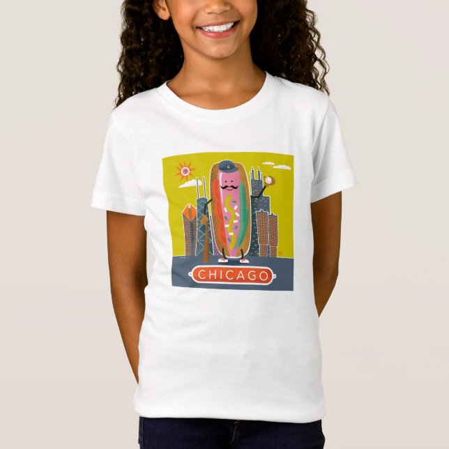 Chicago-Style Hotdog T-Shirt (Front)