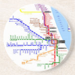 Chicago subway Coaster<br><div class="desc">Chicago subway Coaster</div>