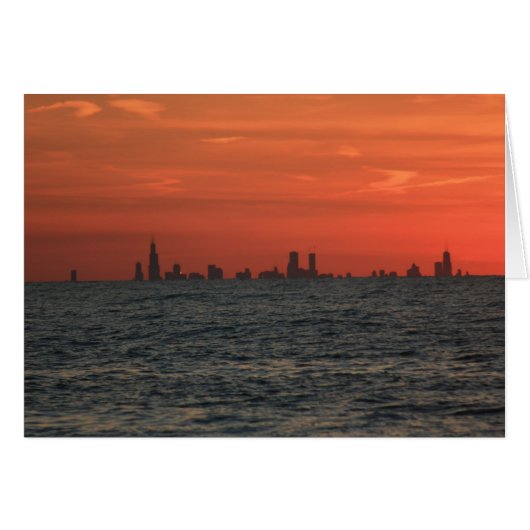 Chicago Sunset Cards (Front Horizontal)