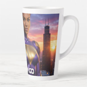 CHICAGO - SUPERHERO LATTE MUG
