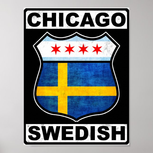 Chicago Swedish American Poster (Front)