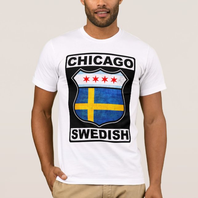 Chicago Swedish American T-Shirt (Front)